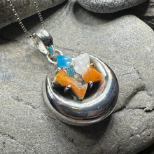 Load image into Gallery viewer, Dreamweaver Moon & Star Necklace