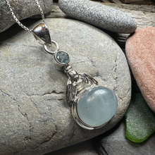 Load image into Gallery viewer, Bee Aquamarine Necklace