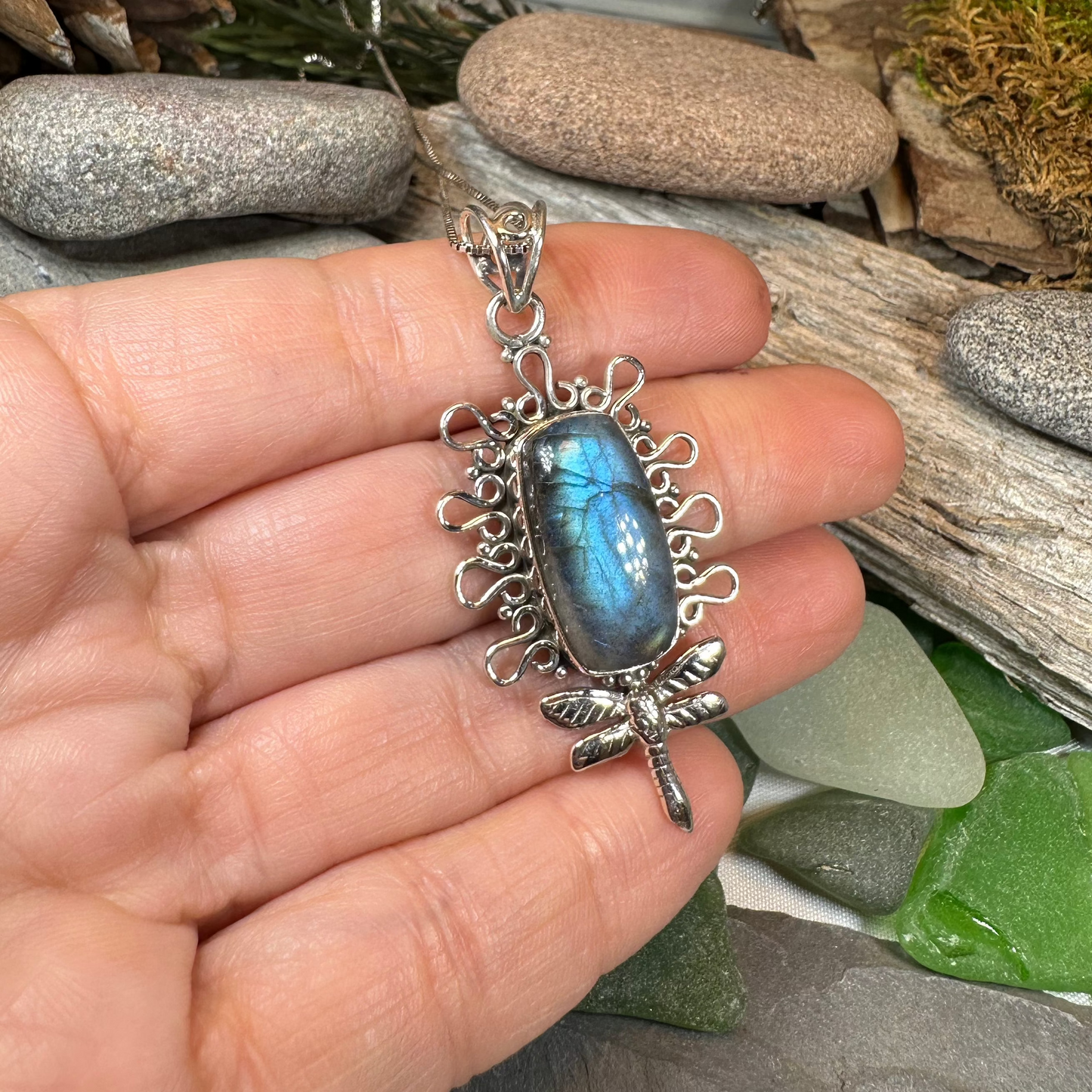 Zafira Dragonfly Necklace — view 6