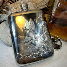 Load image into Gallery viewer, Mallard Duck Pewter Hip Flask