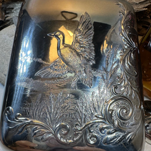 Load image into Gallery viewer, Mallard Duck Pewter Hip Flask