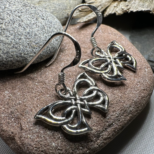 Flutter Celtic Butterfly Earrings