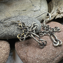 Load image into Gallery viewer, Angelisa Celtic Cross Earrings