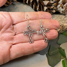 Load image into Gallery viewer, Angelisa Celtic Cross Earrings