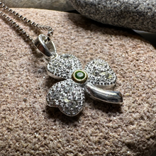 Load image into Gallery viewer, Shimmering Shamrock Necklace