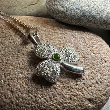 Load image into Gallery viewer, Shimmering Shamrock Necklace