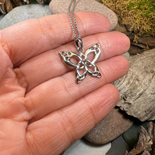 Load image into Gallery viewer, Trinity Knot Butterfly Necklace