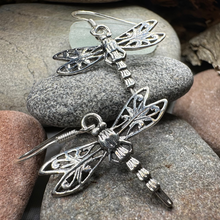 Load image into Gallery viewer, Dragonfly Drop Earrings