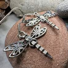 Load image into Gallery viewer, Dragonfly Drop Earrings