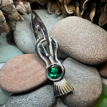 Load image into Gallery viewer, Tollak Thistle Kilt Pin