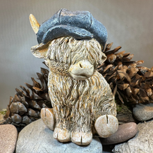 Load image into Gallery viewer, Cheeky Highland Cow Figurine