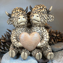 Load image into Gallery viewer, Our Love Highland Cow Figurine
