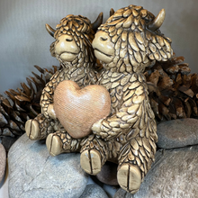 Load image into Gallery viewer, Our Love Highland Cow Figurine