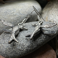 Load image into Gallery viewer, Realistic Hummingbird Earrings