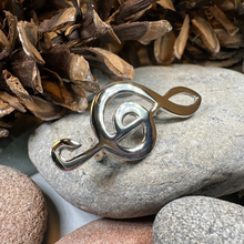 Load image into Gallery viewer, Cadence Music Note Brooch