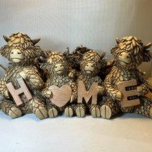 Load image into Gallery viewer, Our Home Highland Cows Figurine