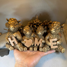 Load image into Gallery viewer, Our Home Highland Cows Figurine