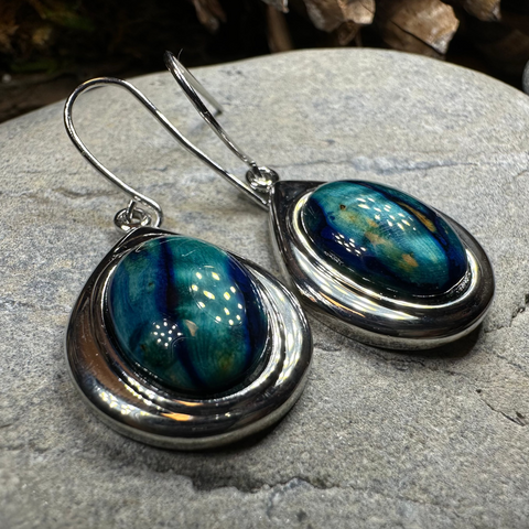 Load image into Gallery viewer, Heathergems Teardrop Earrings - Handmade in Scotland