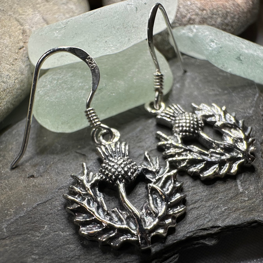 Alruna Scottish Thistle Earrings
