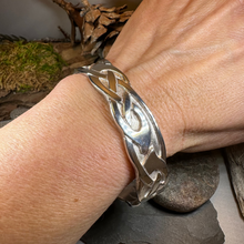 Load image into Gallery viewer, Cruth Celtic Pewter Cuff Bracelet