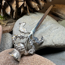 Load image into Gallery viewer, Loch Awe Thistle Kilt Pin