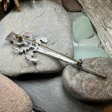 Load image into Gallery viewer, Loch Awe Thistle Kilt Pin