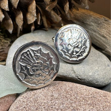 Load image into Gallery viewer, Brave Thistle Cuff Links