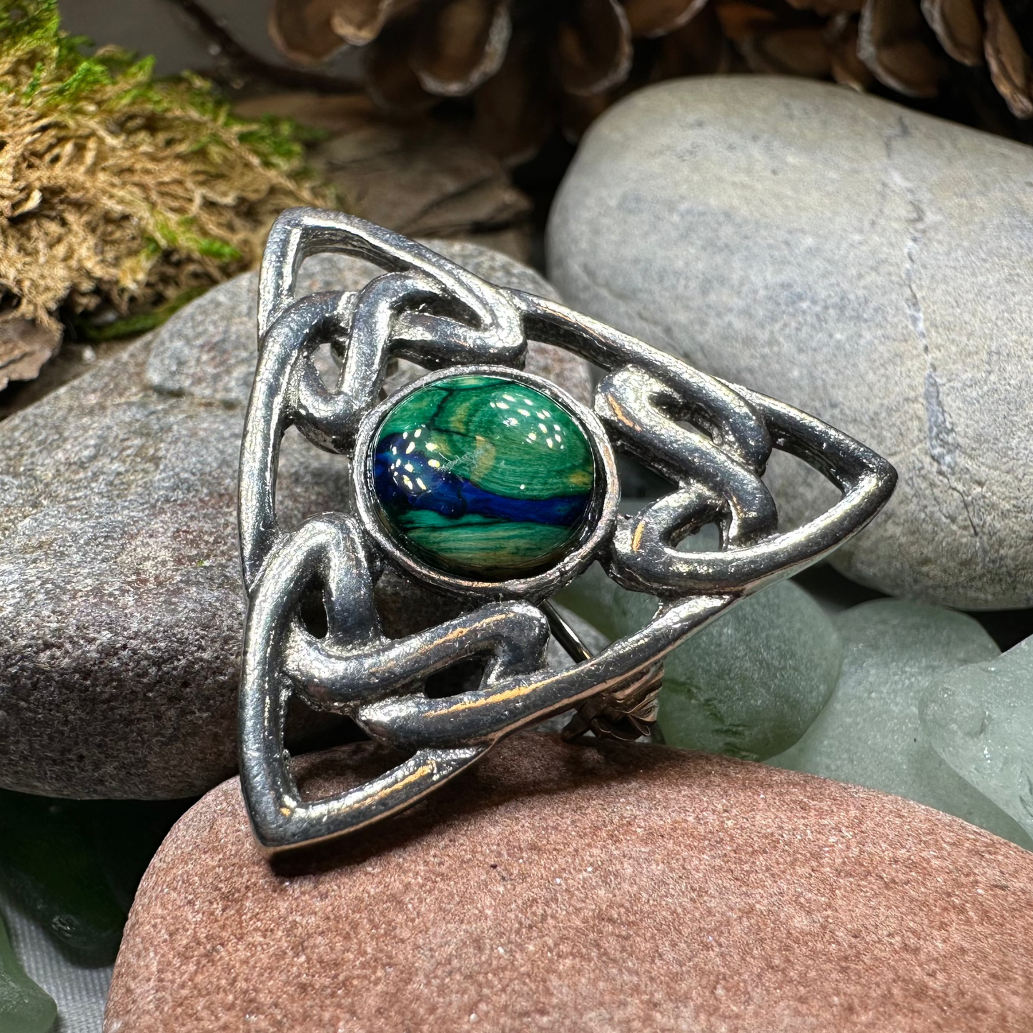 Heathergems Pictish Celtic Knot Brooch - Handmade in Scotland — view 11