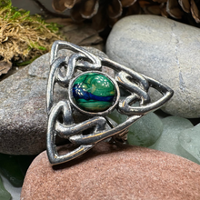 Load image into Gallery viewer, Heathergems Pictish Celtic Knot Brooch