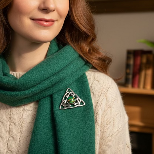 Heathergems Pictish Celtic Knot Brooch - Handmade in Scotland