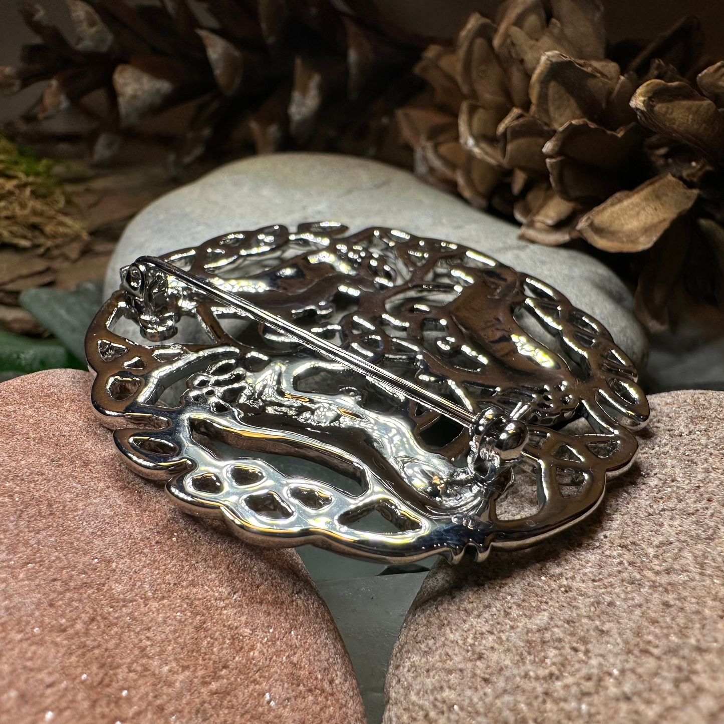 Bryce Celtic Epona Horse Brooch — view 7