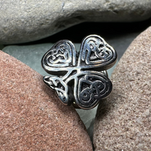 Load image into Gallery viewer, Celtic Shamrock Lapel Pin