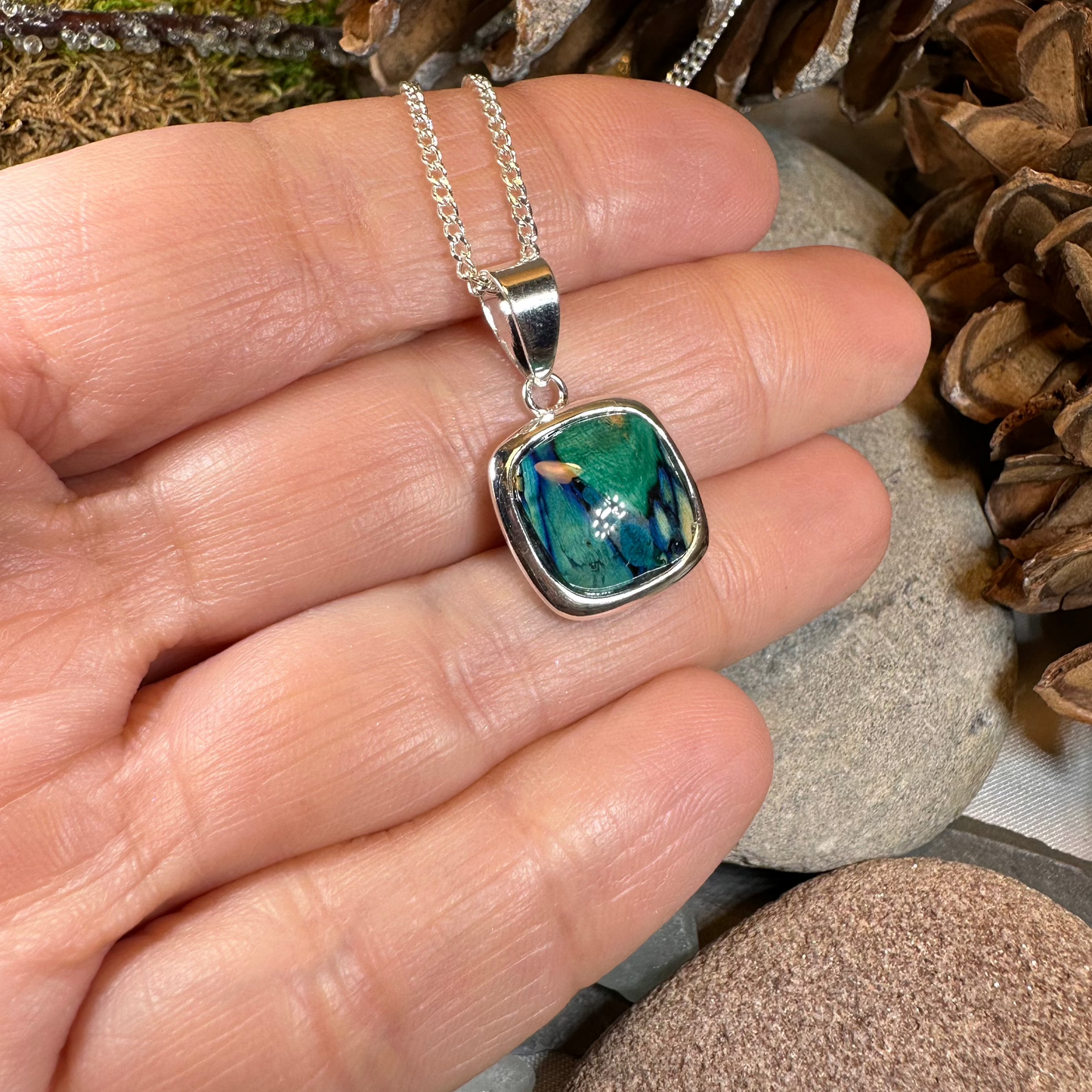 Mira Heathergems Celtic Necklace - Handmade in Scotland — view 14