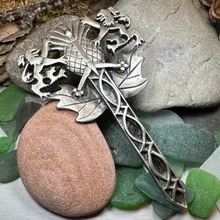 Load image into Gallery viewer, Rampant Lion Sword Kilt Pin