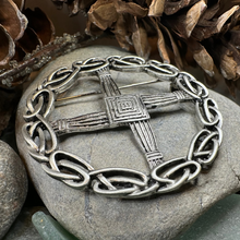 Load image into Gallery viewer, Saint Brigid's Cross Brooch