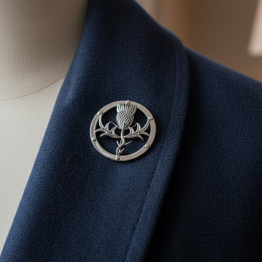 Scotland Thistle Brooch