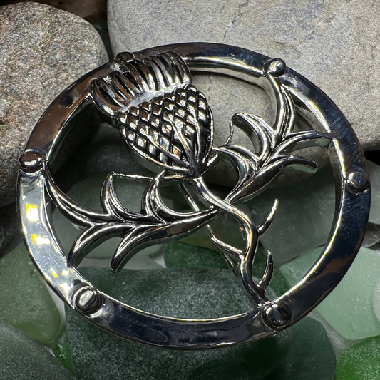 Scotland Thistle Brooch