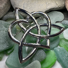 Load image into Gallery viewer, Celtic Love Knot Brooch