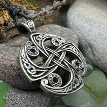 Load image into Gallery viewer, Pewter Celtic Elements Necklace