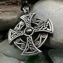 Load image into Gallery viewer, Honor Celtic Cross Necklace