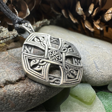 Load image into Gallery viewer, Eternity Celtic Cross Necklace