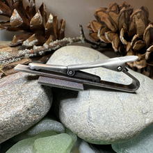 Load image into Gallery viewer, Square Trinity Knot Tie Bar