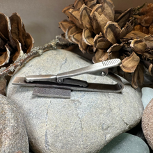 Load image into Gallery viewer, Square Trinity Knot Tie Bar