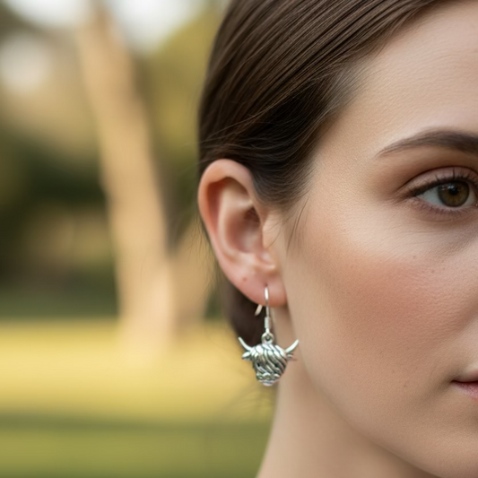Kinross Highland Cow Earrings — view 3