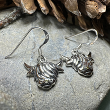 Load image into Gallery viewer, Kinross Highland Cow Earrings