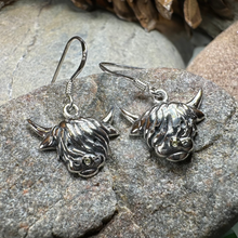 Load image into Gallery viewer, Kinross Highland Cow Earrings