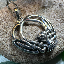 Load image into Gallery viewer, Affraic Celtic Owl Necklace