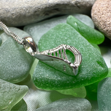 Load image into Gallery viewer, Petite Irish Harp Necklace