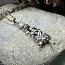 Load image into Gallery viewer, Locklyn Tartan Thistle Necklace