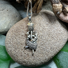 Load image into Gallery viewer, Locklyn Tartan Thistle Necklace
